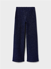 NAME IT Brede Glimmer Bukser Naglitter Dazzling Blue